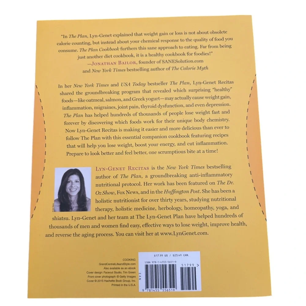 The Plan Cookbook Lyn-Genet‎ Recitas Anti-Inflammatory Recipes Weight Loss